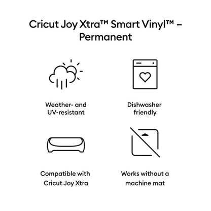 Cricut Joy Xtra™ Smart Vinyl™ Matte Metallic – Permanent (3 ft)