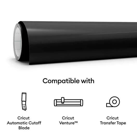 Smart Vinyl - Permanent, Black 5 ft