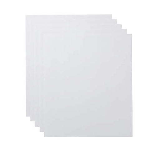 Cardstock Sampler, White - 24 in x 28 in (10 ct)