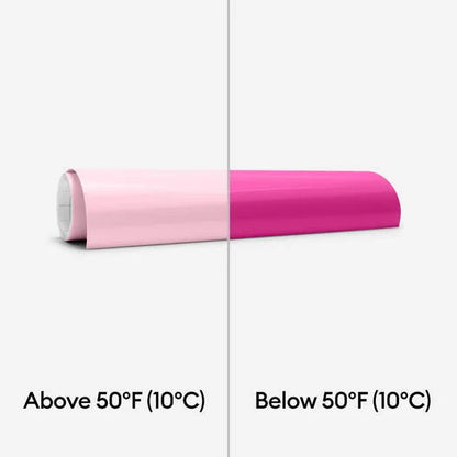 Cold-Activated, Color-Changing Vinyl – Permanent, Light Pink - Magenta